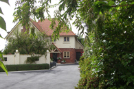 Outside after